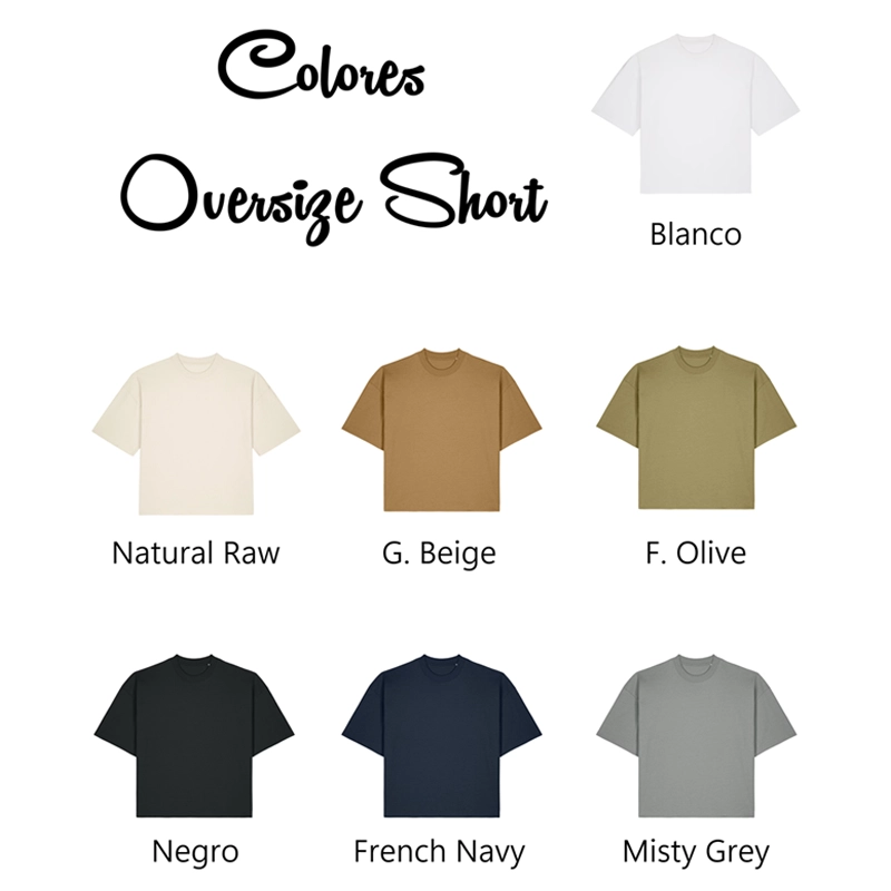 Camiseta oversize short